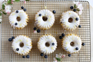 Lemon-Blueberry Mini Bundt Cakes