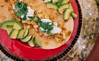 Grilled Fish Tacos with Cilantro-Lime Sauce